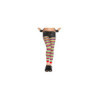 Legging fantaisie coloré bandes horizontales 